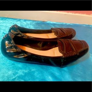 Bally Ballet Loafer Patent Leather Women Shoe Size US 7